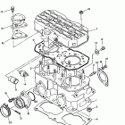 0911759 XC 400 Cylinder 400 xc