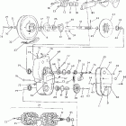 0910768 650 RXL Brake and chaincase 650 rxl