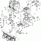0910768 650 RXL Cylinder and manifold 650 rxl