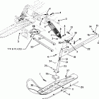 0913133 LITE GT Front suspension and ski indy lite gt
