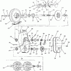 0910664 500 SP Brake and chaincase 500 and 500 classic from serial numb...