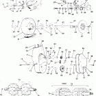 0900758 650 Brake and chaincase all swedish snowmobiles except  supe...