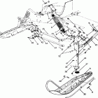 0900759 400 Front suspension and ski 400