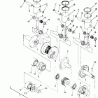 0900768 650 RXL Поршень и коленчатый вал