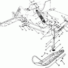 0900758 650 Front suspension and ski 650