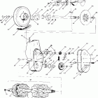 0900768 650 RXL Brake and chaincase