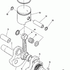 0891027 STAR TRAK Поршень и коленвал