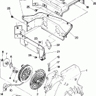 0890761 TRAIL Blower housing and recoil starter  trail