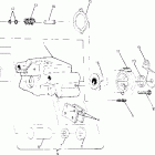 0891549 LONGTRAK/REVERSE Rear brake assembly 4x6