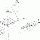 0891549 LONGTRAK/REVERSE Foot brake assembly 4x6