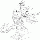 0891549 LONGTRAK/REVERSE Крепление двигателя