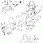 0890761 TRAIL Chassis and seat trail deluxe updated 10 / 88