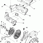 S892433 SWE SPORT GT Blower housing and recoil starter  sport and sport gt