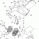 S890161 SWE TRAIL SUPERTRAK Blower housing and recoil starter  supertrak