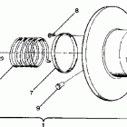 0891549 LONGTRAK/REVERSE Привод сцепления