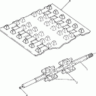 0891549 LONGTRAK/REVERSE Track and drive shaft