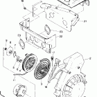 N881549 NOR LONGTRAK W/REVERSE Recoil starter and blower housing ltr