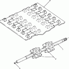 N881549 NOR LONGTRAK W/REVERSE Track and drive shaft ltr / startrak