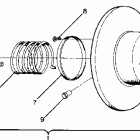 N881549 NOR LONGTRAK W/REVERSE Driven clutch ltr / startrak