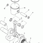 N881549 NOR LONGTRAK W/REVERSE Piston and crankshaft  startrak