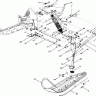 0880561 TRAIL SKS Front suspension and ski sport and trail