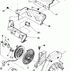0880561 TRAIL SKS Blower housing and recoil starter sport