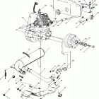 N881549 NOR LONGTRAK W/REVERSE Engine mounting startrak