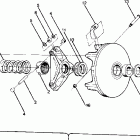 0870761 TRAIL Drive clutch sport, trail, 400 and 600