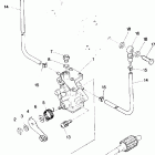 0871549 LONGTRAK W/REVERSE Oil pump lt / ltr