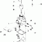 0870761 TRAIL Carburetor trail and 400