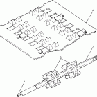 0871549 LONGTRAK W/REVERSE Track and drive shaft lt / ltr