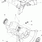 0871549 LONGTRAK W/REVERSE Crankcase lt / ltr