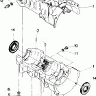 0870761 TRAIL Crankcase  400