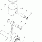 0871027 STAR TRAK Piston and crankshaft star trak