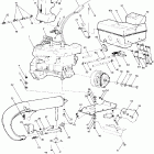 0870761 TRAIL Engine mounting sport