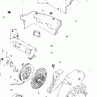 0860933 SPRINT Recoil starter and blower housing