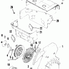 0860927 STAR Recoil starter and blower housing (ss)