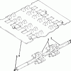 0851449 LONGTRAK Track and drive shaft shaft assembly no. 1590210 (incl. ...
