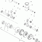 0851449 LONGTRAK Поршень и коленчатый вал