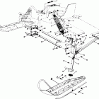 0850761 TRAIL 488 Front suspension and ski