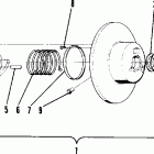 0851449 LONGTRAK Driven clutch assembly no. 1322105