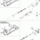 MX Z X 600RS Амортизатор в разборе задний