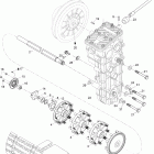 Skandic WT 550F Приводная система