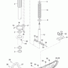 Skandic SWT Передняя подвеска и лыжи