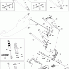 MX Z Renegade 1200 4-TEC Передняя подвеска и лыжи