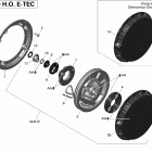 MX Z TNT 600 H.O. E-TEC Ручной стартер