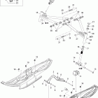 Skandic Tundra LT V800 4-TEC Передняя подвеска и лыжи (Европа)