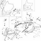 MX Z Renegade 600 H.O. E-TEC Стекло ветровое и консоль