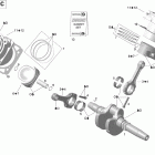 Legend Touring Коленвал,поршень и цилиндр
