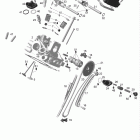 Expedition TUV V800 4-TEC Цилиндр и головка цилиндров ,задняя сторона
